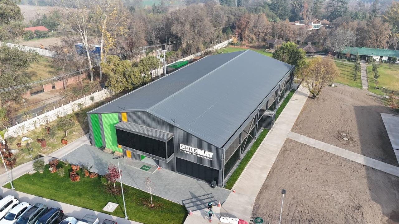 Centro logístico Chilemat construido por Schiavon Ing
